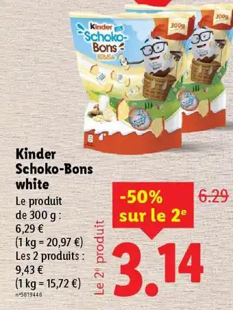 KINDER Schoko-Bons white 300 g