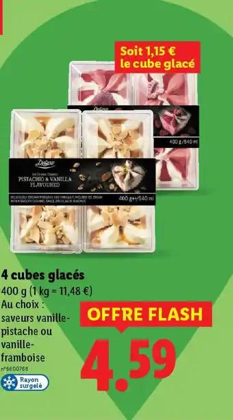 DELUXE 4 cubes glacés 400 g