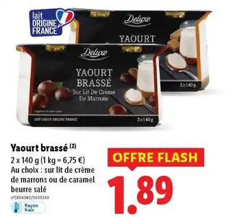 DELUXE Yaourt brassé 2 x 140 g