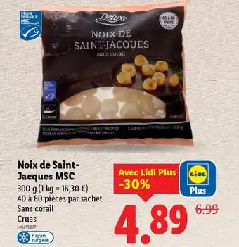 DELUXE Noix de Saint- Jacques MSC 300 g