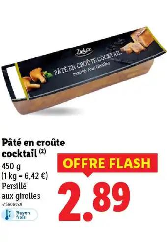DELUXE Pâté en croûte cocktail 450 g