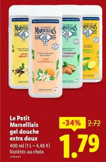 LE PETIT MARSEILLAIS gel douche extra doux 400 ml