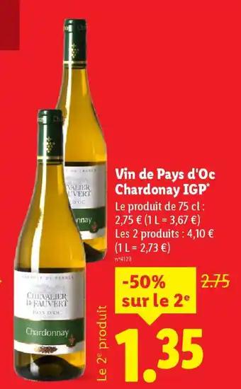 Vin de Pays d'Oc Chardonay IGP 75 cl