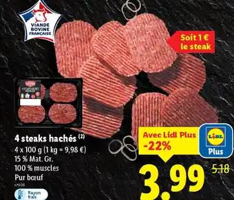 Promotion Exclusives de 11
Steaks : Découvrez l'Offre incontournable