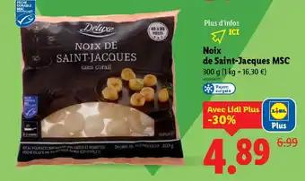 Noix de Saint-Jacques MSC 300 g