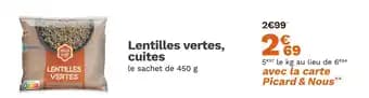Promotion Exclusives de 6
Lentilles : Découvrez l'Offre incontournable