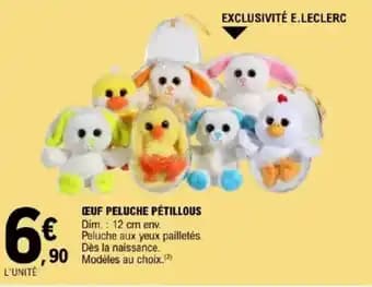 Promotion Exclusives de 45
            
        
        Peluche : Découvrez l'Offre incontournable