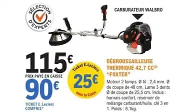 Promotion Exclusives de 21
Debroussailleuse thermique : Découvrez l'Offre incontournable