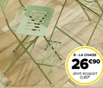 Promotion Exclusives de 15
Chaise pliante : Découvrez l'Offre incontournable