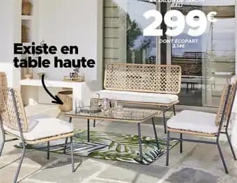 Promotion Exclusives de 44
Salon De Jardin : Découvrez l'Offre incontournable