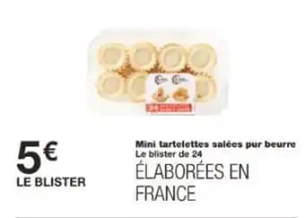 Mini tartelettes salées pur beurre