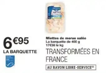 Promotion Exclusives de 5
Morue salée : Découvrez l'Offre incontournable
