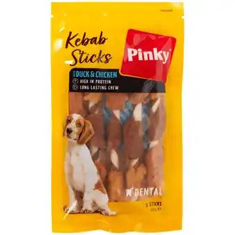 Bâtonnets à mâcher kebab pour chien Pinky