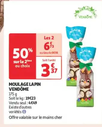 Moulage lapin vendôme 175 g
