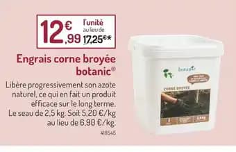 botanic Engrais corne broyée