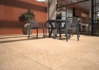 Dalle macadamia béton 40 x 40 cm