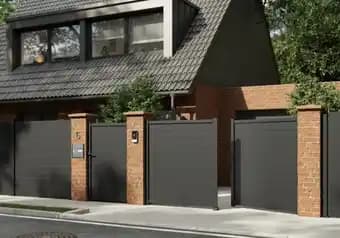 Portail aluminium battant astia