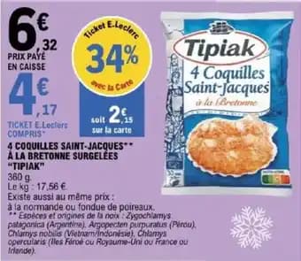 Promotion Exclusives de 14
            
        
        Coquilles Saint-Jacques : Découvrez l'Offre incontournable