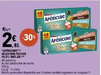 Promotion Exclusives de 11
            
        
        Apéricube : Découvrez l'Offre incontournable
