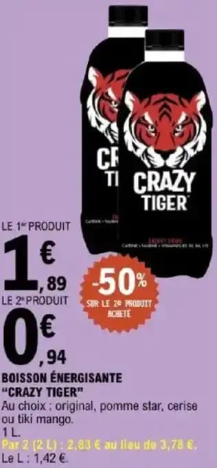 Promotion Exclusives de 7
            
        
        Crazy : Découvrez l'Offre incontournable