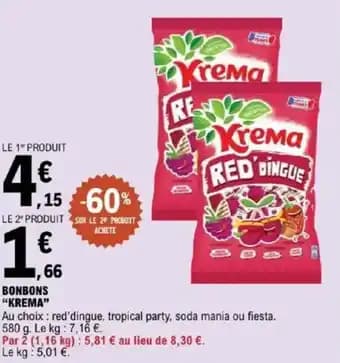 Promotion Exclusives de 1
            
        
        Krema : Découvrez l'Offre incontournable