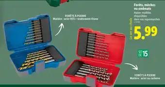 Parkside Forêts, mèches ou embouts