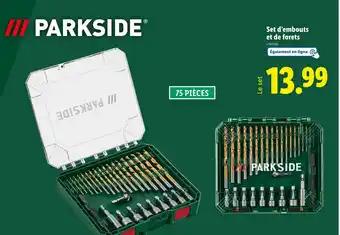 PARKSIDE Set d'embouts et de forets