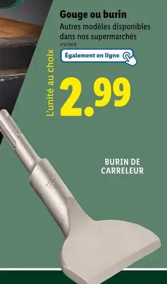 Promotion Exclusives de 1
Gouge : Découvrez l'Offre incontournable