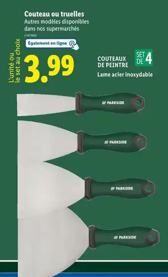 PARKSIDE Couteau ou truelles