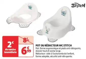 STITCH Pot ou réducteur wc