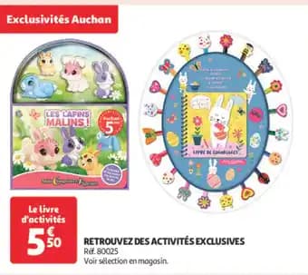 Retrouvez des activités exclusive