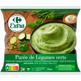CARREFOUR EXTRA Purée cuisinée de légumes surgelée