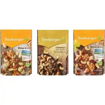 SEEBERGER SUR TOUS LES FRUITS SECS 150 G