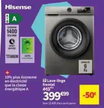 HISENSE Lave-linge frontal