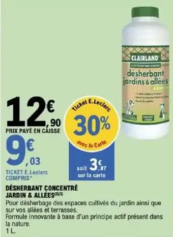 Promotion Exclusives de 10
            
        
        Désherbant : Découvrez l'Offre incontournable