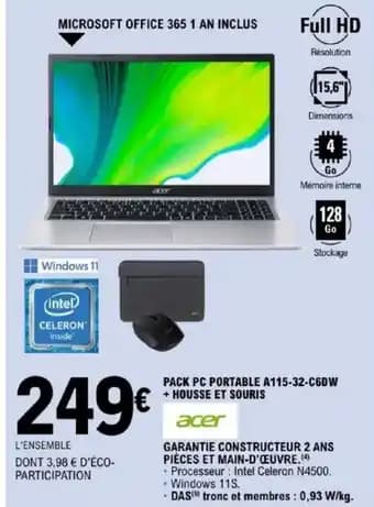 Promotion Exclusives de 5
            
        
        Acer : Découvrez l'Offre incontournable