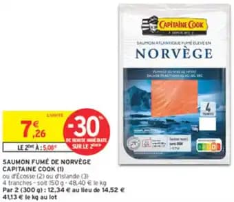 Promotion Exclusives de 17
Saumon norvège : Découvrez l'Offre incontournable