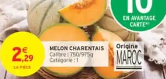 Promotion Exclusives de 4
Melon charentais : Découvrez l'Offre incontournable