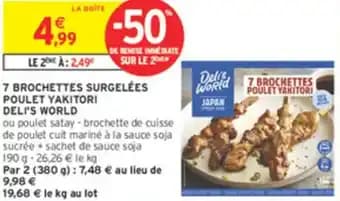 Promotion Exclusives de 3
Brochettes : Découvrez l'Offre incontournable