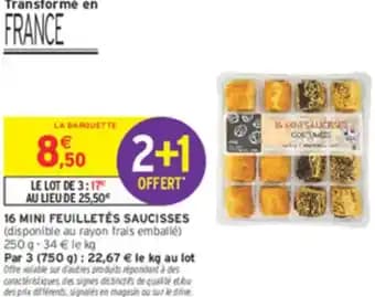 Promotion Exclusives de 20
Feuilletés : Découvrez l'Offre incontournable