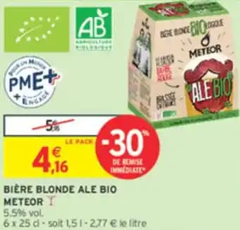 BIÈRE BLONDE ALE BIO METEOR 25 cl