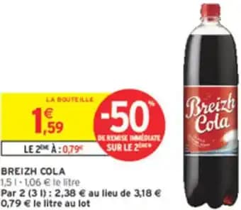 Promotion Exclusives de 2
Breizh cola : Découvrez l'Offre incontournable