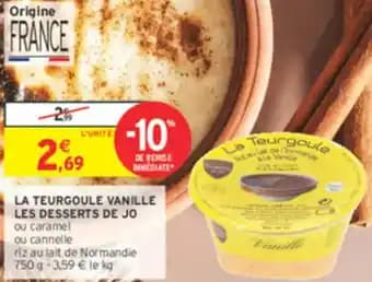 Promotion Exclusives de 7
Les desserts : Découvrez l'Offre incontournable