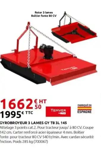 Promotion Exclusives de 1
Gyrobroyeur : Découvrez l'Offre incontournable