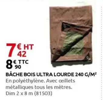 Promotion Exclusives de 1
Bâche lourde : Découvrez l'Offre incontournable