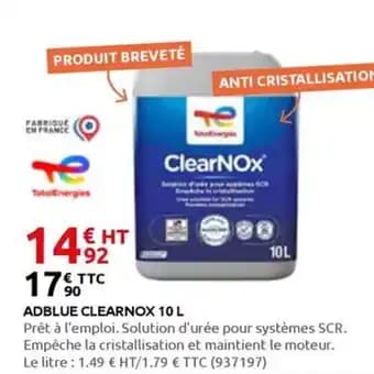 TOTALENERGIES Adblue clearnox 10 L