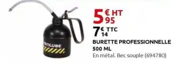 Burette professionnelle 500 ml
