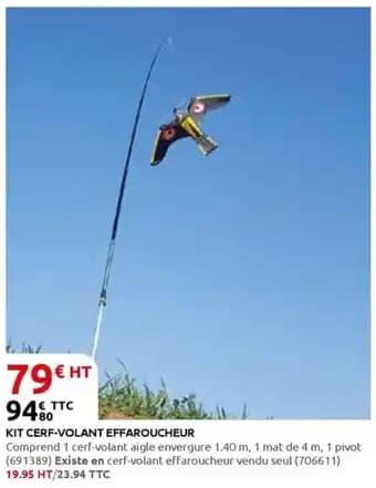 Kit cerf-volant effaroucheur