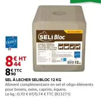 SELI Sel à lecher selibloc 12 kg
