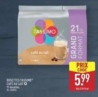 DOSETTES TASSIMO CAFÉ AU LAIT
